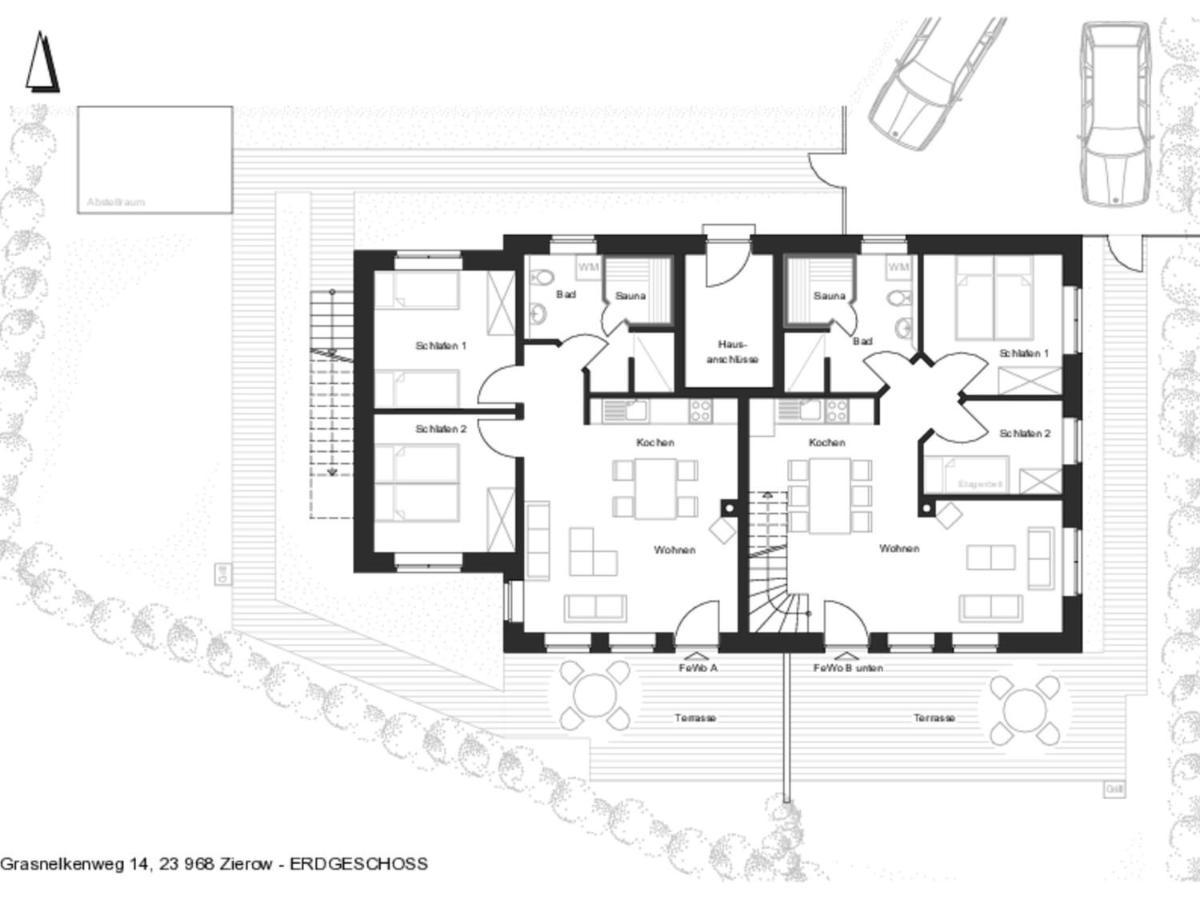 5-Bedroom Holiday Home In Zierow With Garden Værelse billede