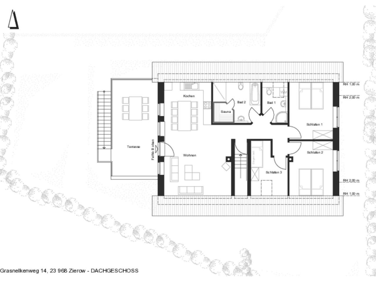5-Bedroom Holiday Home In Zierow With Garden Eksteriør billede
